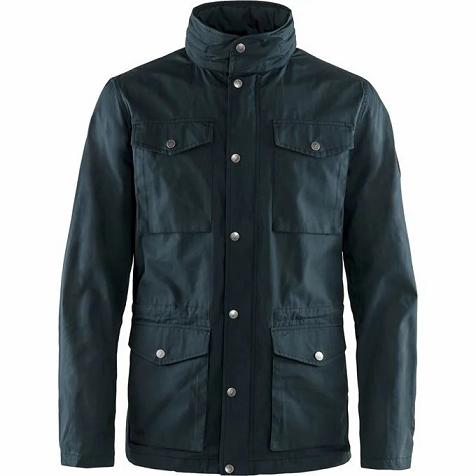 Fjallraven Men Räven Wind Jacket Navy PH115515 Philippines